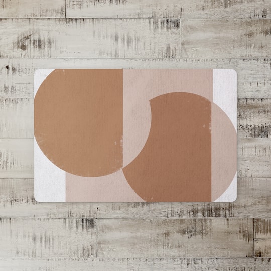 Cut Out Circles 27" x 18" Floor Mat